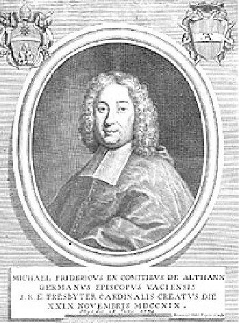 engraving of Michael Cardinal Althan